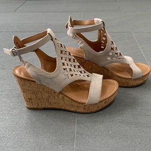 Franco Sarto Laser Cut Wedges